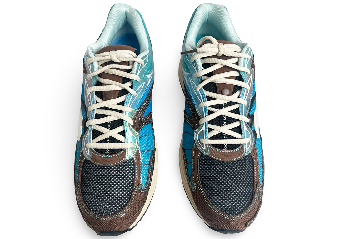 Saucony ProGrid Omni 9 Footpatrol Blue Brown