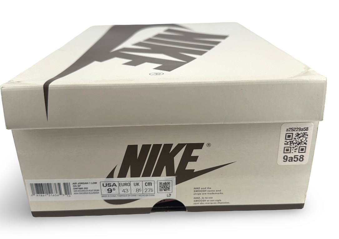 Jordan 1 Retro Low OG SP Travis Scott Velvet Brown