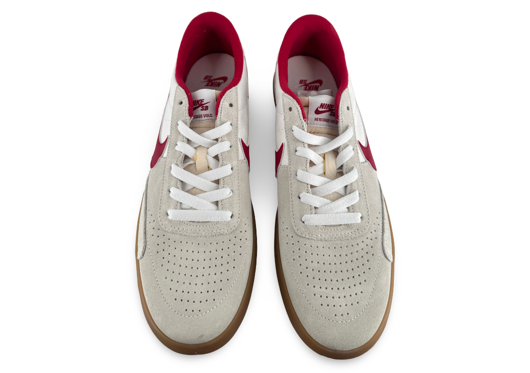 Nike SB Heritage Vulc Summit White Cardinal Red