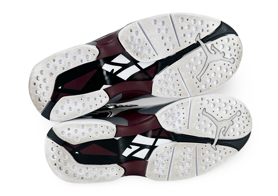Jordan 8 Retro White Burgundy (Women's)