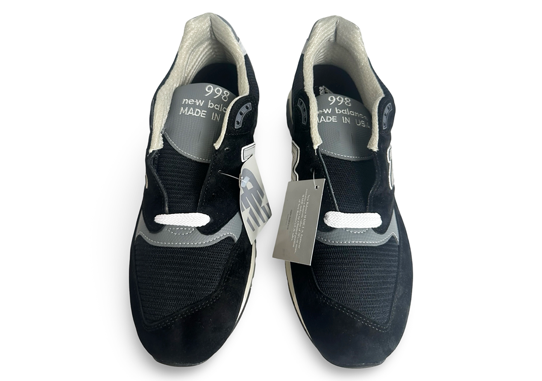 New Balance 998 MiUSA Black Silver