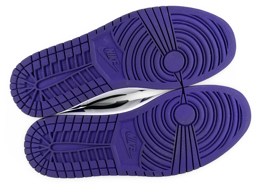 Jordan 1 Low Court Purple White