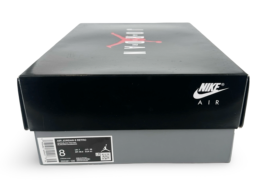 Jordan 8 Retro White True Red (2025)
