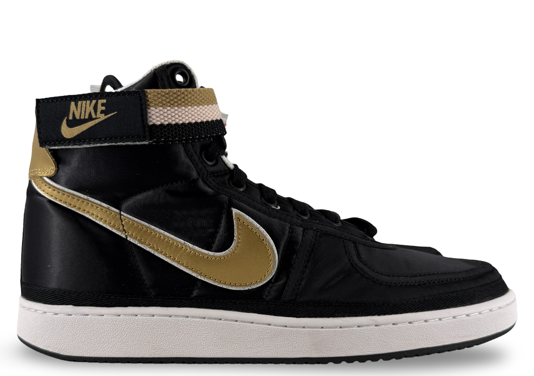 Nike Vandal High Supreme Black Metallic Gold