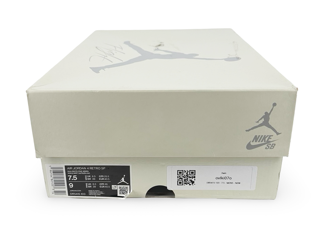Jordan 4 Retro SB Pine Green