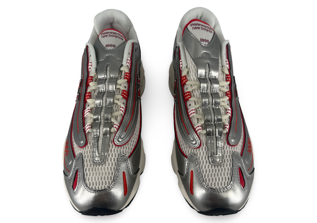 New Balance 1000 thisisneverthat Metallic Silver Red