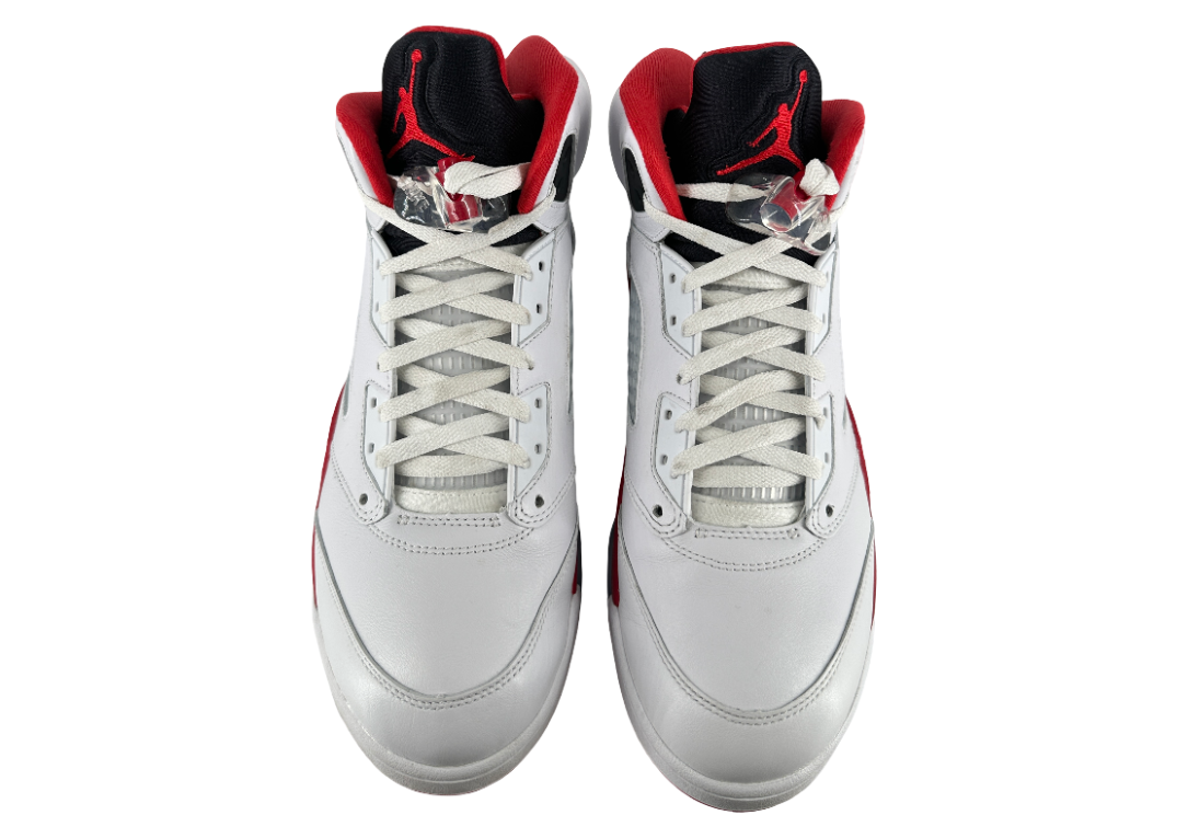 Jordan 5 Retro Fire Red Black Tongue (2025)