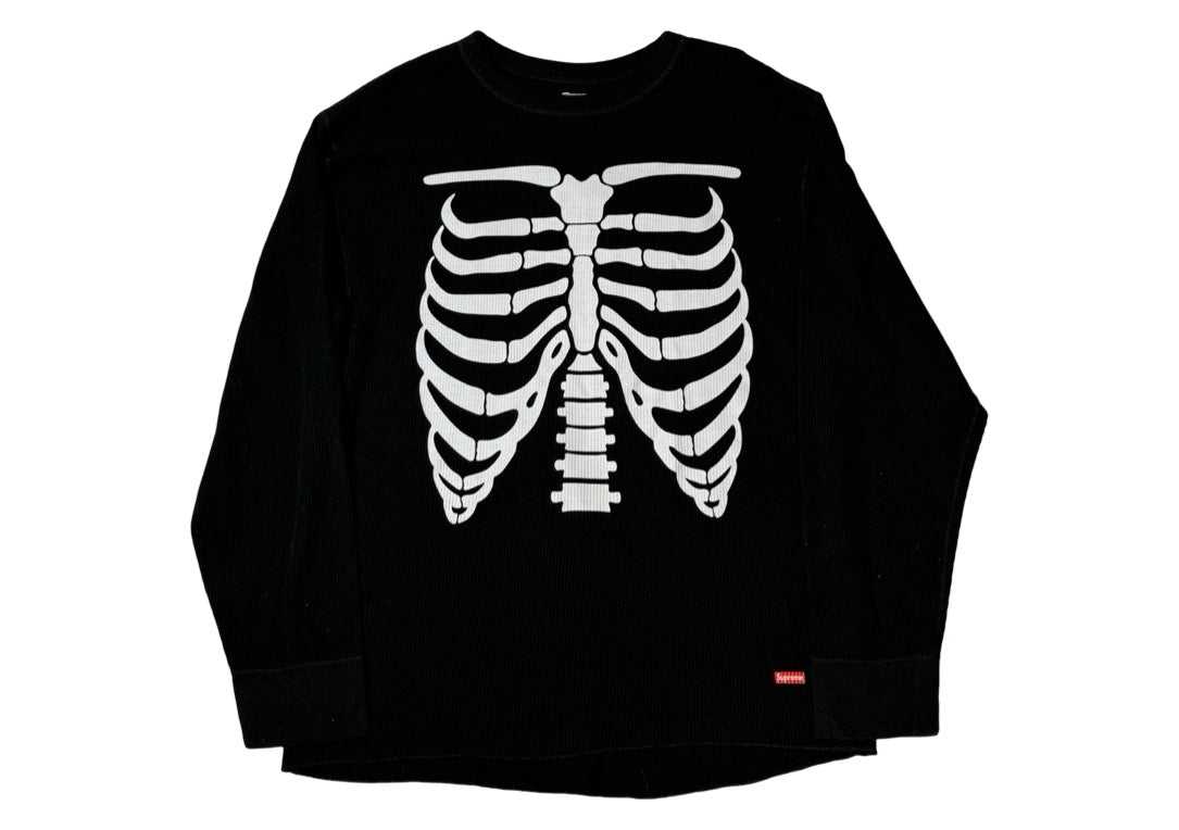 Supreme Hanes Bones Thermal Crew (1 Pack) Black