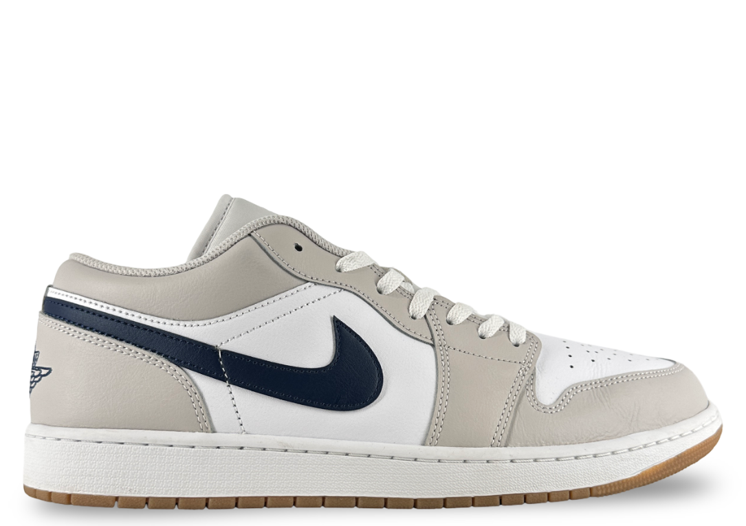 Jordan 1 Low Midnight Navy Neutral Grey