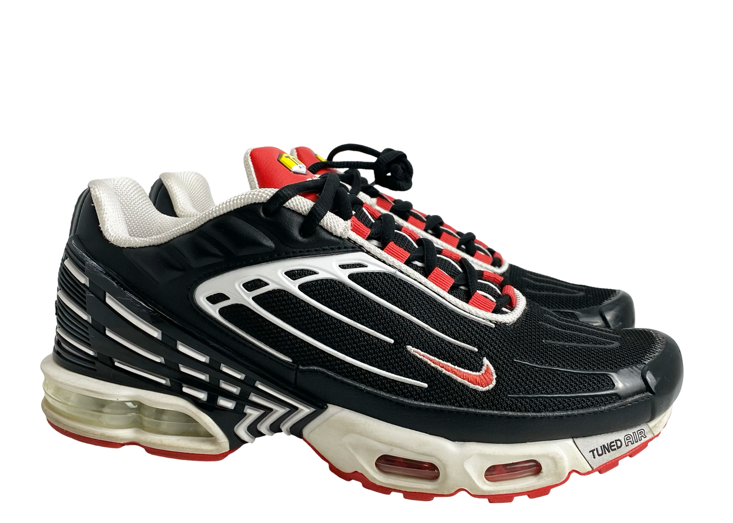 Nike Air Max Plus 3 Black White Track Red