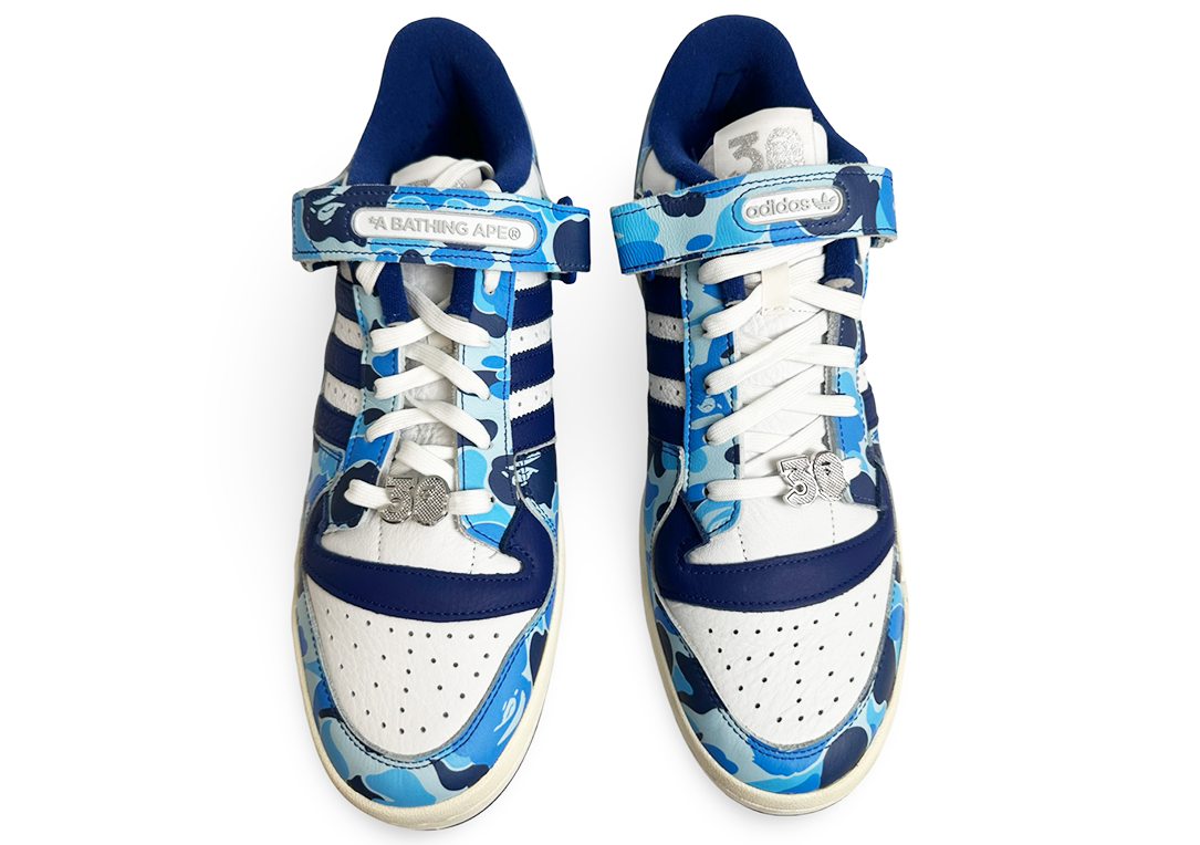 adidas Forum 84 Low Bape 30th Anniversary Blue Camo