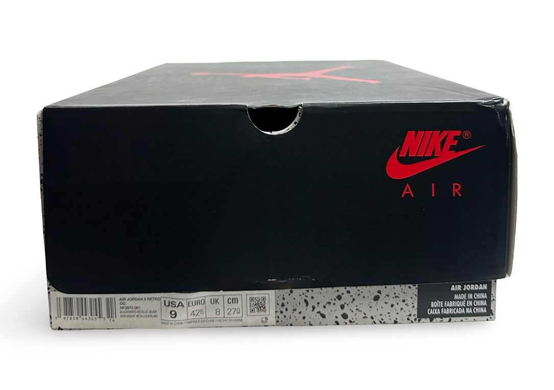 Jordan 5 Retro OG Black Metallic Reimagined