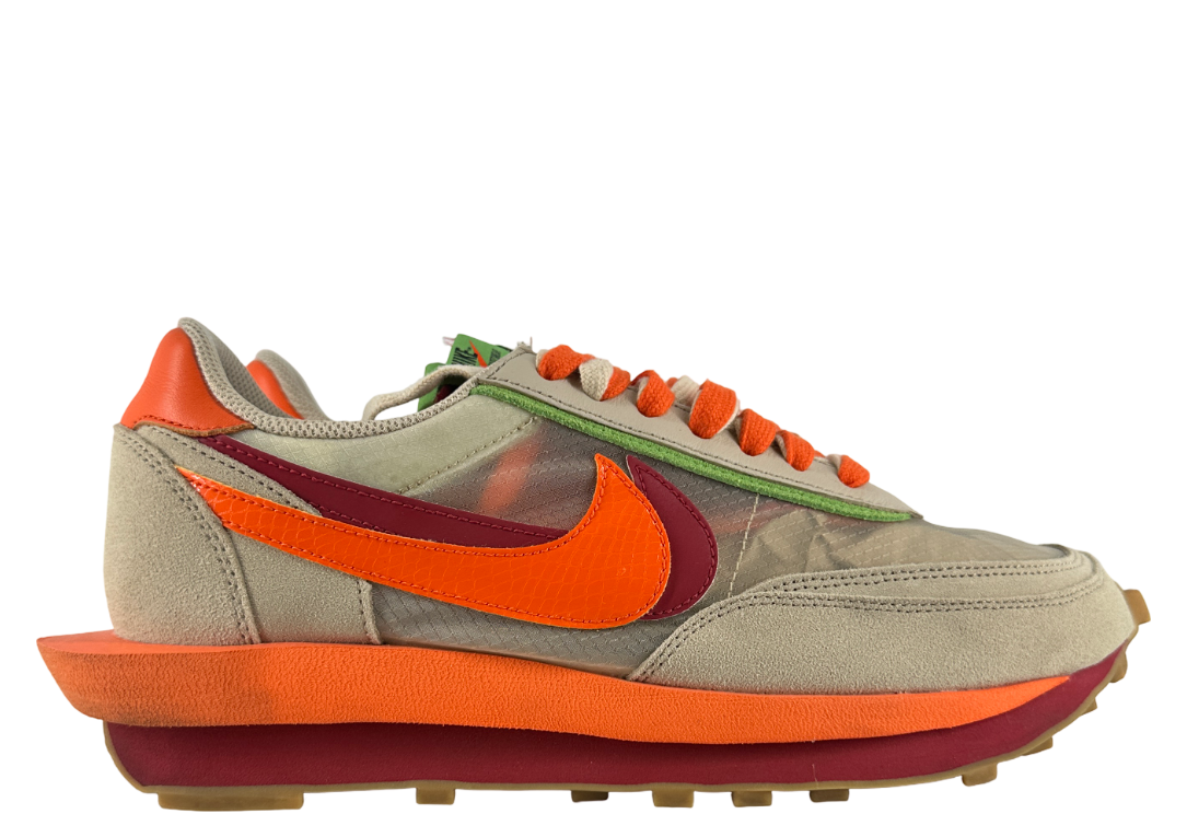 Nike LD Waffle sacai CLOT Kiss of Death Net Orange Blaze