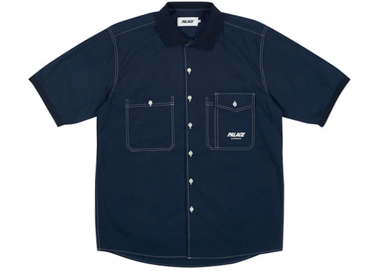 Palace P Collar Shirt Navy