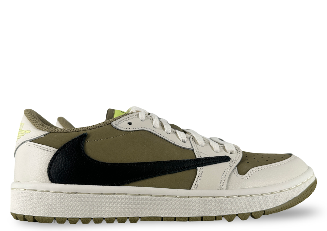 Jordan 1 Retro Low Golf Travis Scott Neutral Olive