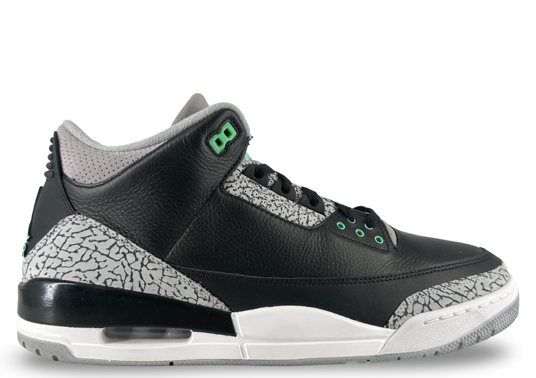 Jordan 3 Retro Green Glow