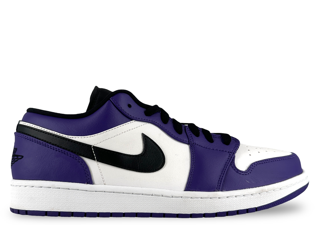 Jordan 1 Low Court Purple White