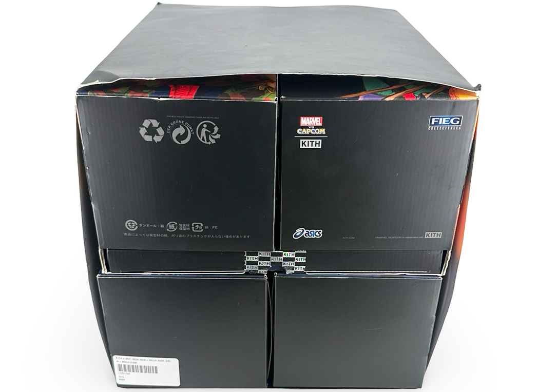 ASICS Gel-Nimbus 10.1 Kith Marvel vs. Capcom Iron Man vs. Mega Man Sealed Box (Comic Included)