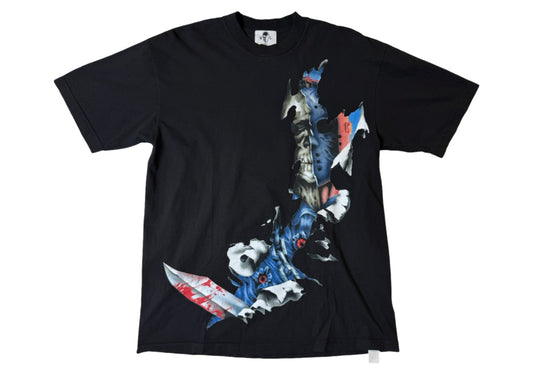 Warren Lotas Jason Rip T-Shirt Black
