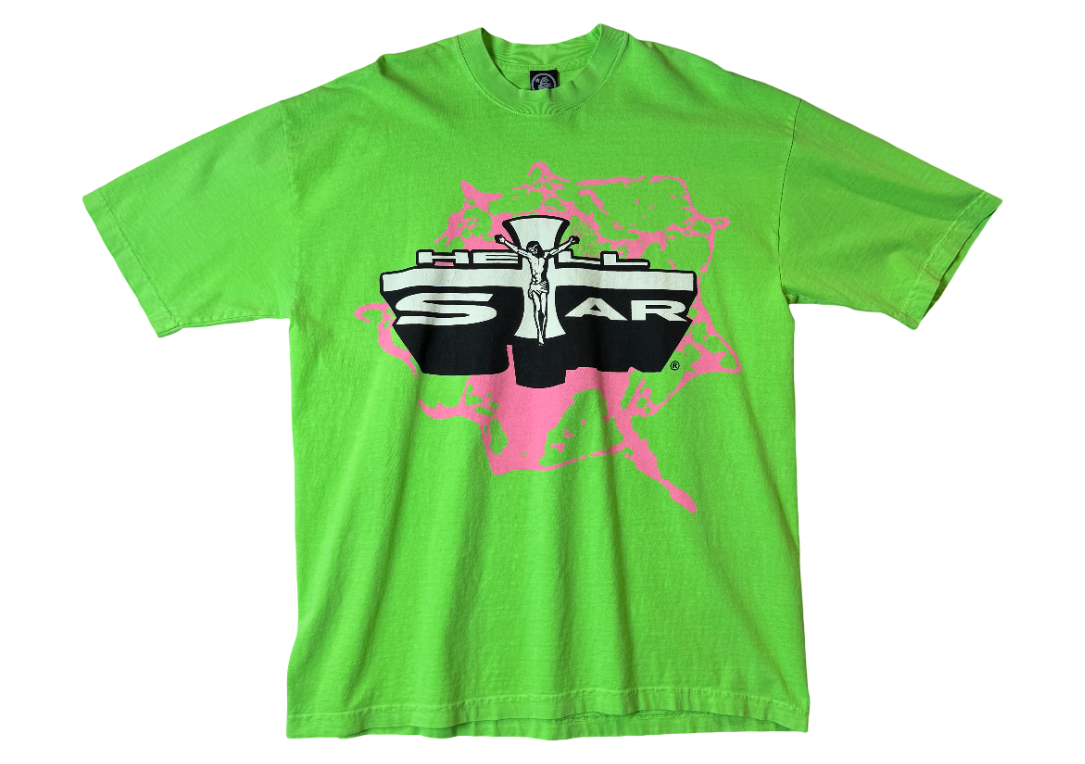 Hellstar Jesus Tee Green