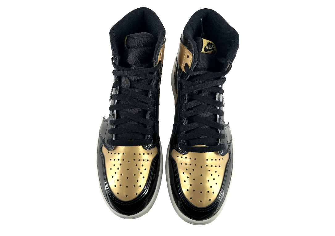 Jordan 1 Retro High NRG Patent Gold Toe