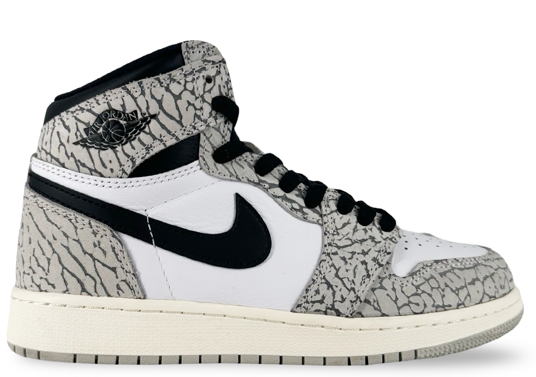 Jordan 1 Retro High OG White Cement (GS)