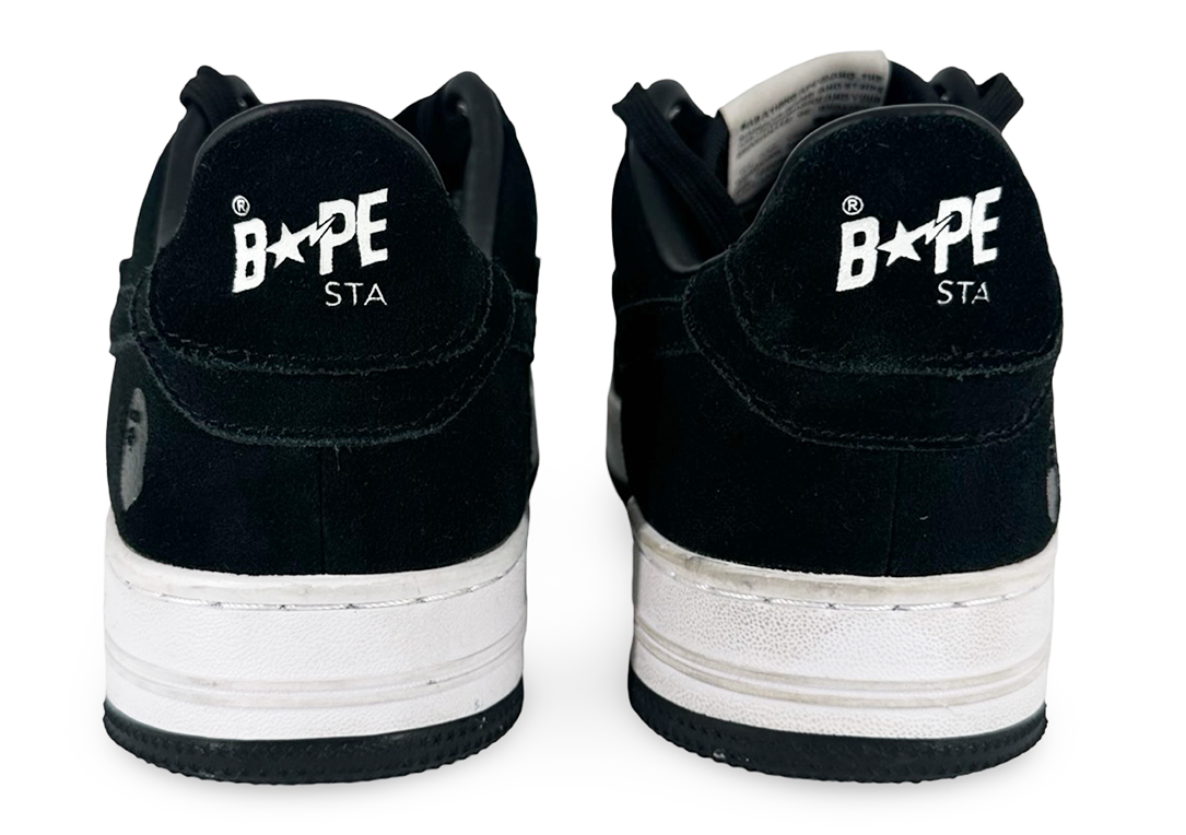 A Bathing Ape Bape Sta Black Suede