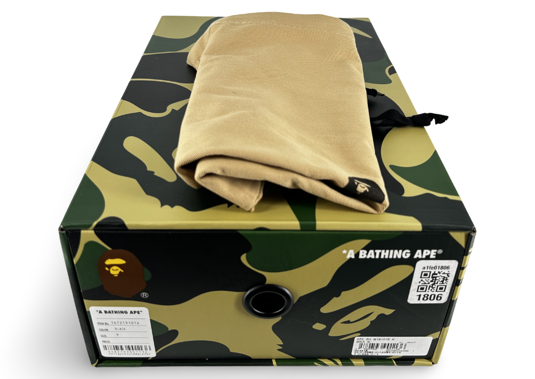 A Bathing Ape Bape Sta Black Mesh