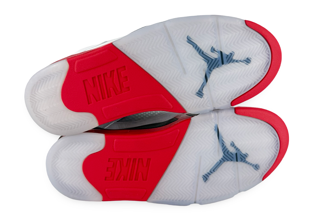 Jordan 5 Retro Fire Red Black Tongue (2025)