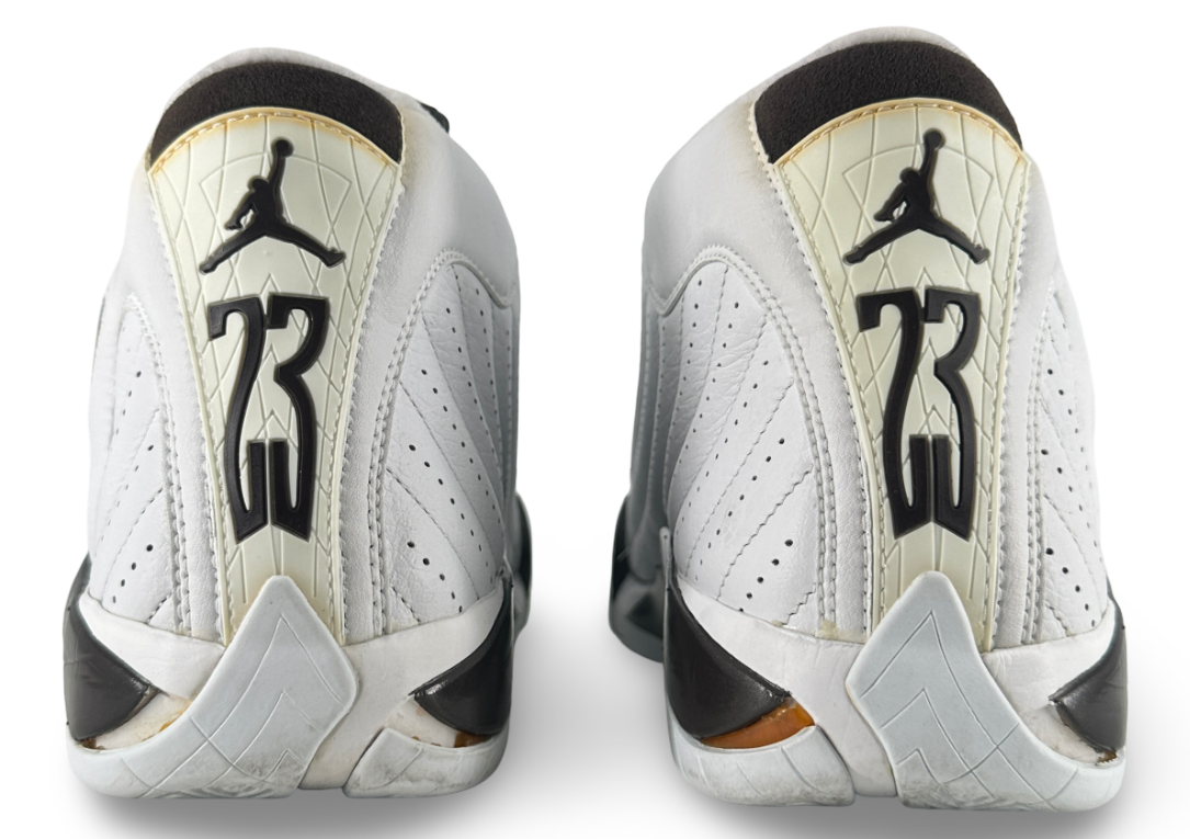 Jordan 14 Retro White Dark Cinder