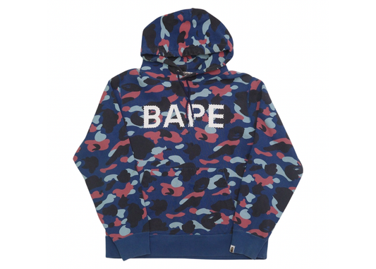 BAPE Multi Color Camo Swarovski Bape Pullover Hoodie