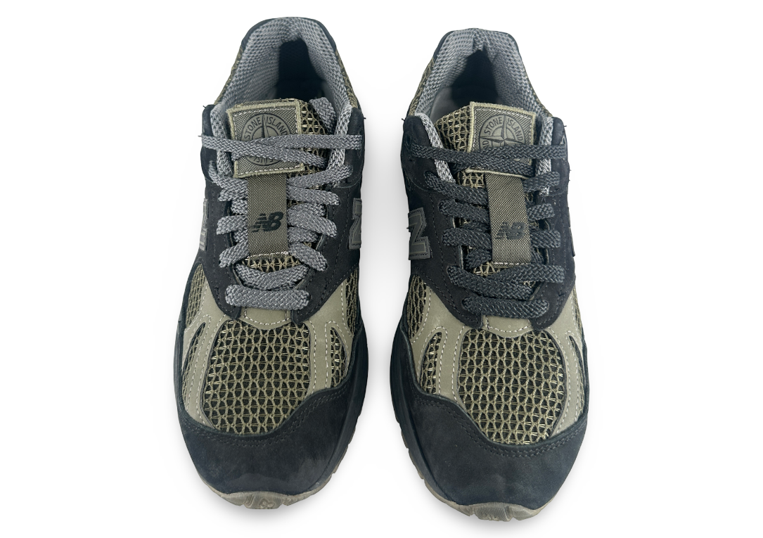 New Balance 991v2 MiUK Stone Island Black