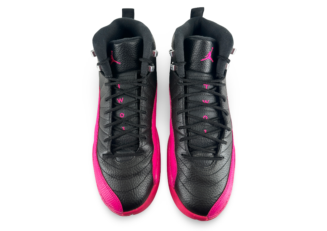 Jordan 12 Retro Black Deadly Pink (GS)