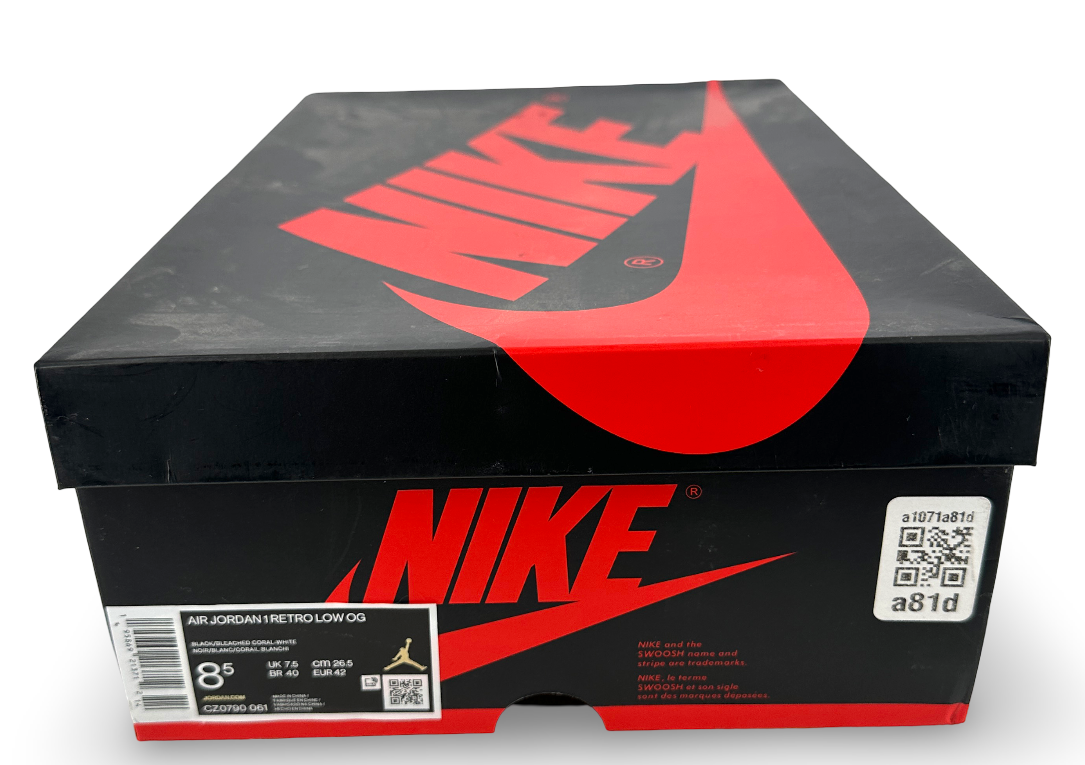 Jordan 1 Low OG Bleached Coral