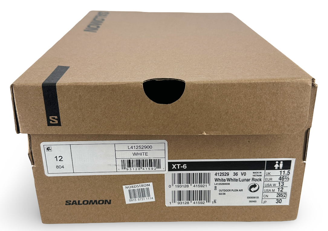 Salomon XT-6 White Lunar Rock