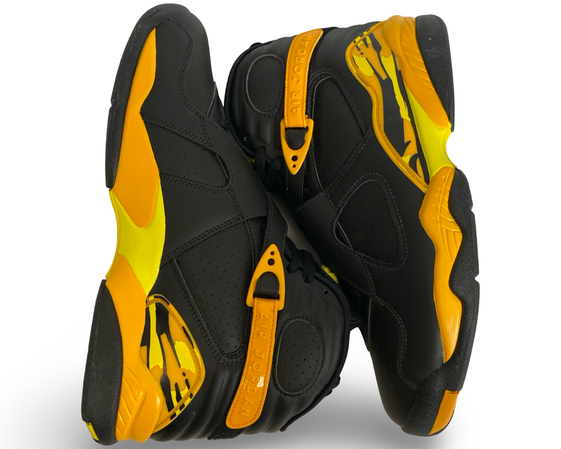 Jordan 8 Retro Taxi Yellow Black (Women's)