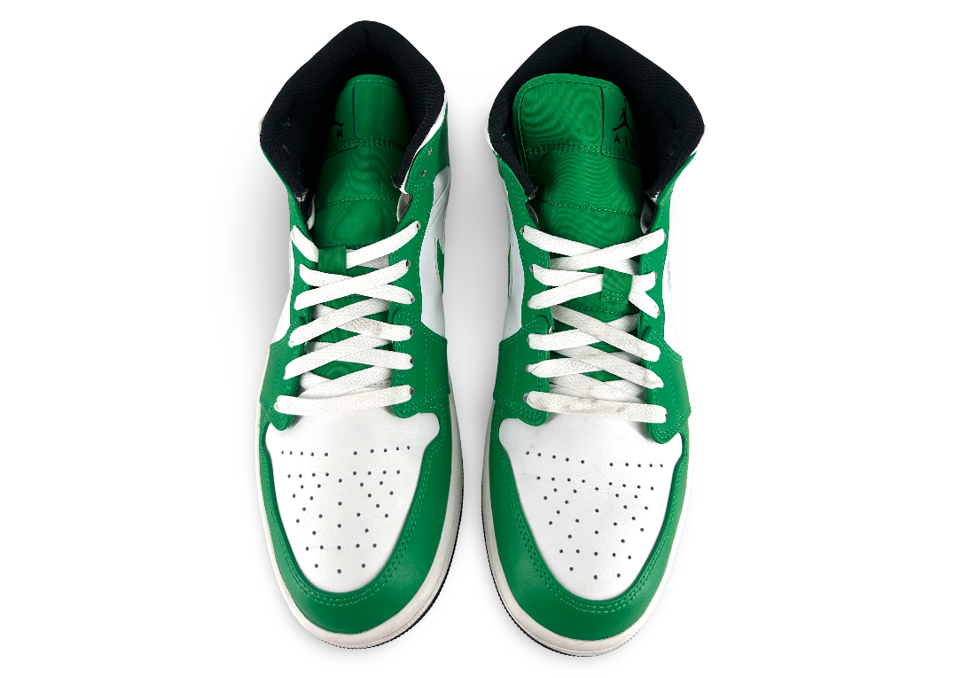Jordan 1 Mid Lucky Green