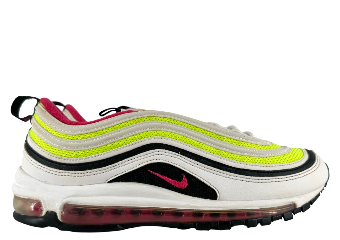 Nike Air Max 97 White Black Volt Rush Pink