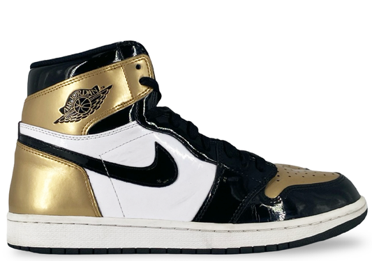 Jordan 1 Retro High NRG Patent Gold Toe