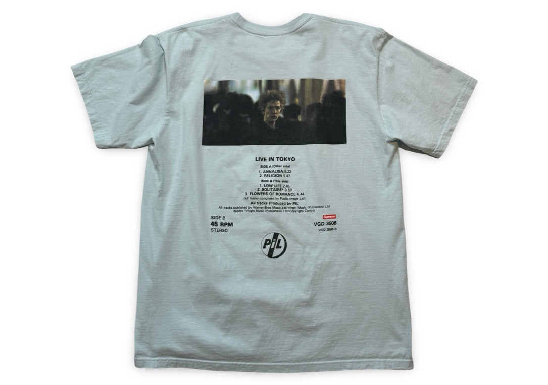 Supreme PiL Live In Tokyo Tee Pale Blue