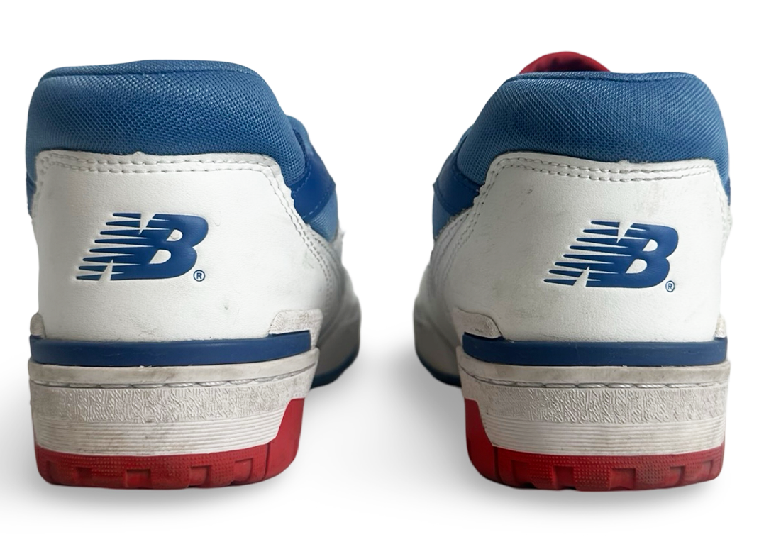 New Balance 550 White True Red Atlantic Blue
