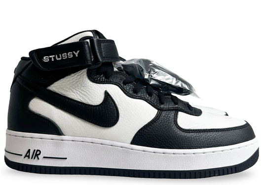 Nike Air Force 1 Mid Stussy Light Bone Black