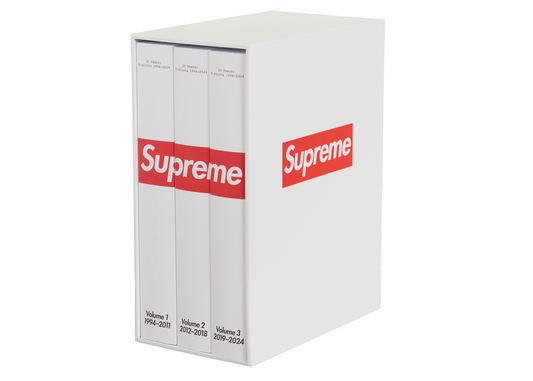 Supreme 30 Years: T-Shirts 1994-2024 Book Set White