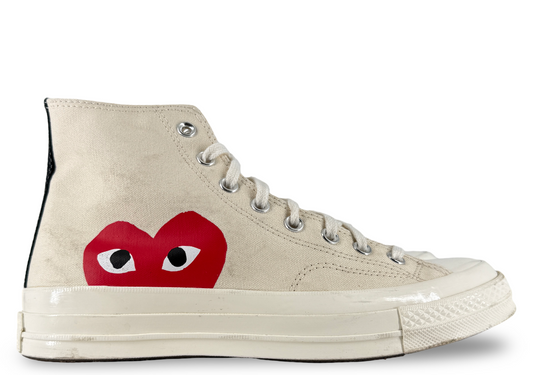 Converse Chuck Taylor All Star 70 Hi Comme des Garcons PLAY White
