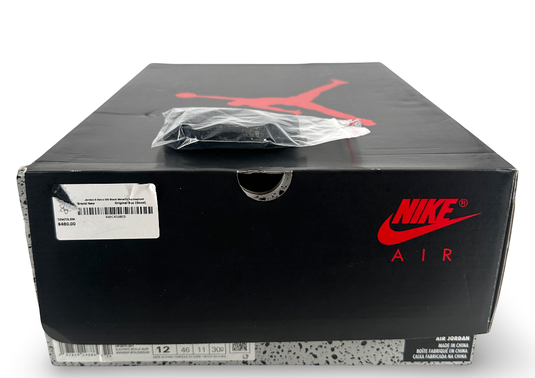 Jordan 5 Retro OG Black Metallic Reimagined