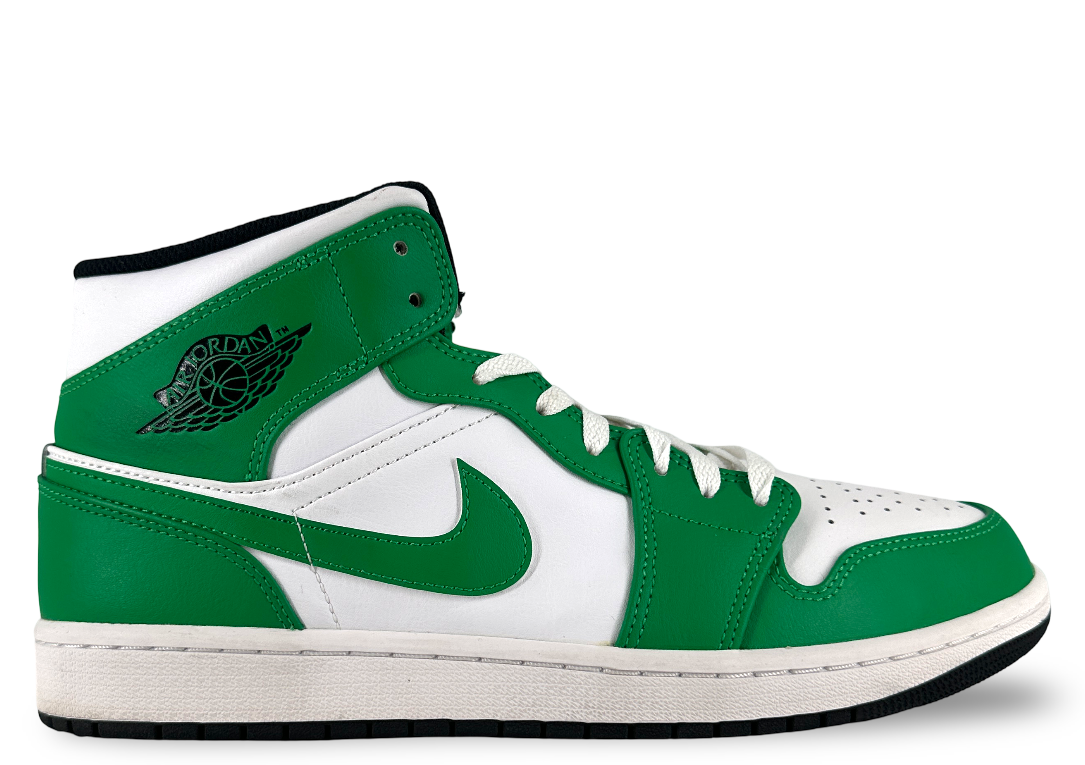 Jordan 1 Mid Lucky Green