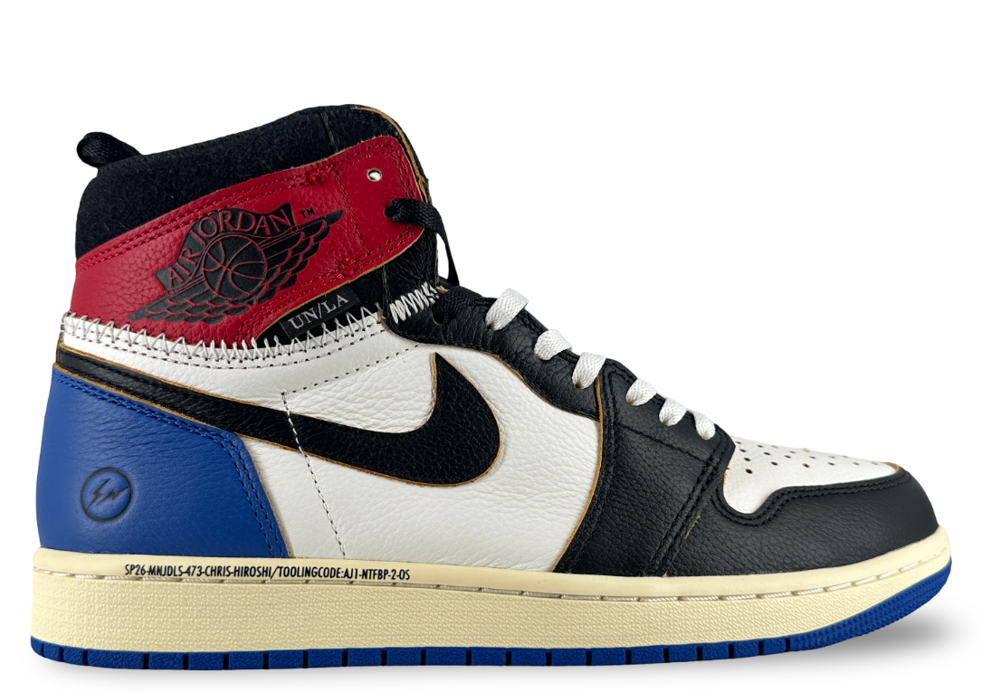 Jordan 1 Retro High OG SP Fragment x Union LA Varsity Red Sport Royal