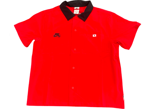 Nike SB Olympics 2024 Japan S/S Bowler Shirt Red/White