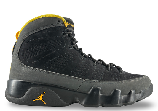 Jordan 9 Retro Dark Charcoal University Gold