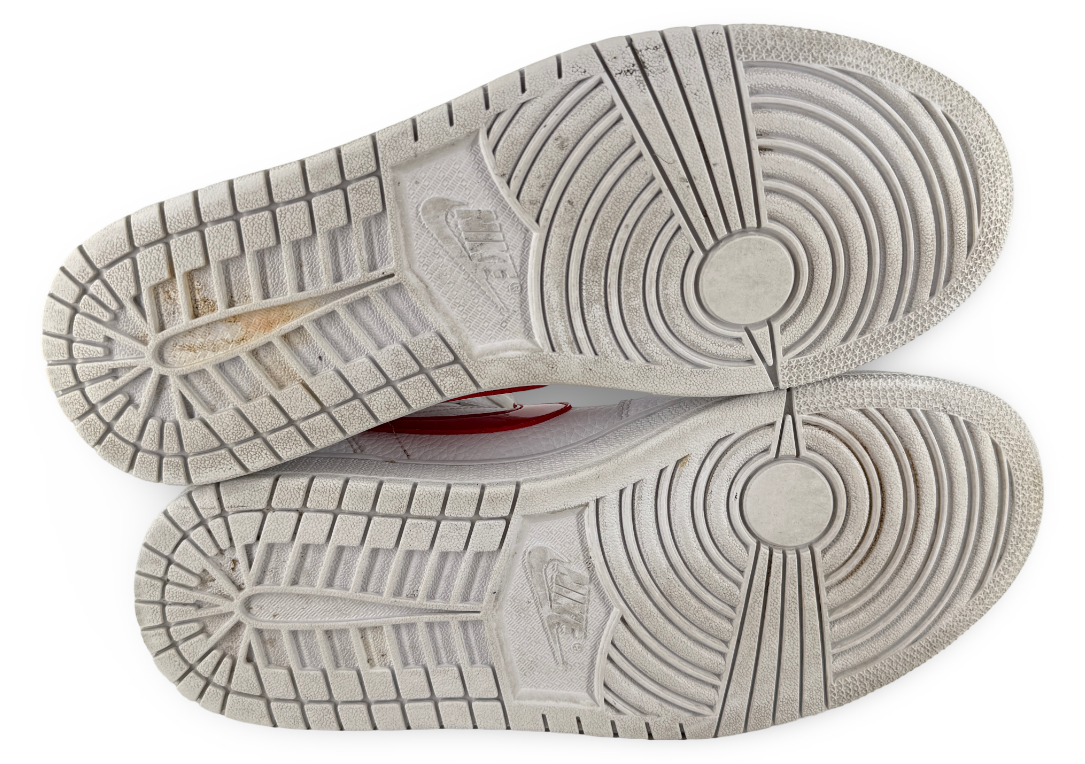 Jordan 1 Mid White University Red (Women's)